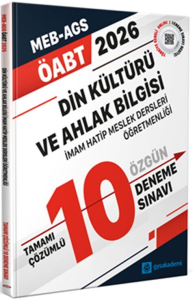 GYSAkademi ÖABT MEB AGS Din Kültürü ve Ahlak Bilgisi Öğretmenliği 5 Deneme