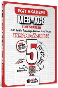 Eğit Akademi 2026 MEB-AGS Tüm Dersler 5 Deneme Çözümlü