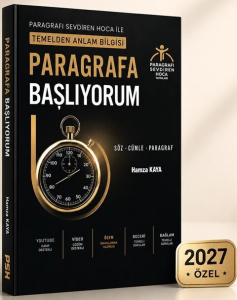 Paragrafı Sevdiren Hoca 2027 Paragrafa Başlıyorum Temelden Anlam Bilgisi