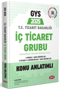 Data Yayınları 2025 Ticaret Bakanlığı İç Ticaret Grubu Konu Anlatımlı