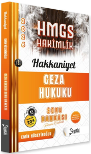 Yetki Yayınları 2026 HMGS Hakkaniyet Ceza Hukuku Soru Bankası