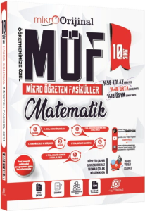 Orijinal Mikro 10. Sınıf Matematik MÖF Mikro Öğreten Fasiküller