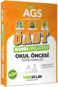 Yediiklim Yayınları 2026 MEB AGS ÖABT Okul Öncesi Öğretmenliği Konu Anlatımı