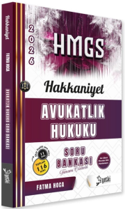 Yetki Yayınları 2026 HMGS Hakkaniyet Avukatlık Hukuku Soru Bankası