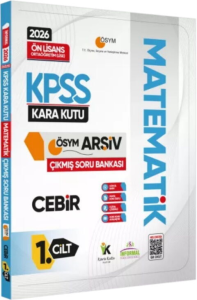 İnformal Yayınları 2026 KPSS Kara Kutu Önlisans Ortaöğretim Matematik Cebir 1. Cilt ÖSYM Çıkmış Soru Bankası