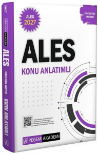 Pegem Yayınları 2027 ALES Konu Anlatımlı