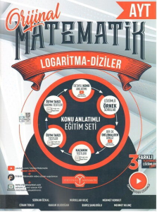 Orijinal Yayınları AYT Matematik Logaritma Diziler Konu Anlatımlı