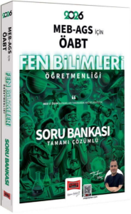 Yargı Yayınları 2026 MEB AGS ÖABT Fen Bilimleri Öğretmenliği Tamamı Çözümlü Soru Bankası