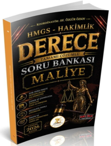 Savaş Yayınları 2026 HUKAL HMGS-Hakimlik Derece Maliye Soru Bankası