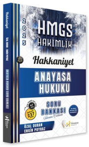 Yetki Yayınları 2025 HMGS Hakkaniyet Anayasa Hukuku Soru Bankası