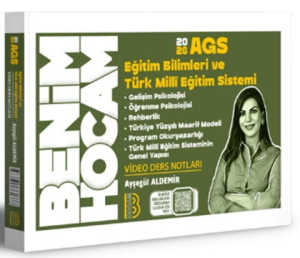 Benim Hocam Yayınları 2026 AGS Eğitim Bilimleri ve Türk Milli Eğitim Sistemi Ders Notları