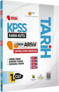 İnformal Yayınları 2026 KPSS Tarihin Kara Kutusu 1.Cilt ÖSYM Çıkmış Soru Havuzu Bankası Konu Özetli Video Çözümlü