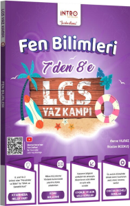 İntro Yayınları 7 den 8 e LGS Fen Bilimleri Yaz Kampı