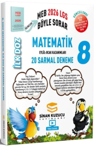 Sinan Kuzucu Yayınları 2026 8. Sınıf Matematik İlk Doz Sarmal Branş Denemeleri