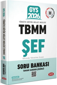 Data Yayınları 2026 Türkiye Büyük Millet Meclisi (TBMM) GYS Şef Soru Bankası