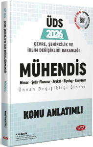 Data Yayınları 2026 Çevre, Şehircilik ve İklim Değişikliği Bakanlığı Mühendis Ünvan Değişikliği Sınavı Konu Anlatımlı