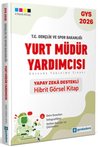 GYS Akademi 2026 T.C. Gençlik ve Spor Bakanlığı Yurt Müdür Yardımcısı Yapay Zeka Destekli Hibrit Kitap