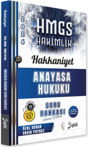 Yetki Yayınları 2026 HMGS Hakkaniyet Anayasa Hukuku Soru Bankası
