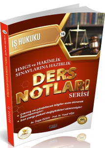 Savaş Yayınları 2026 HUKAL HMGS-HAKİMLİK İş Hukuku Ders Notları