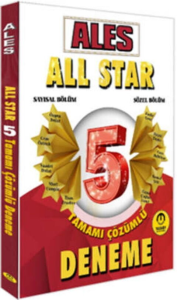 Tasarı Yayınları ALES Sayısal Sözel Yetenek All Star Tamamı Çözümlü 5 Deneme
