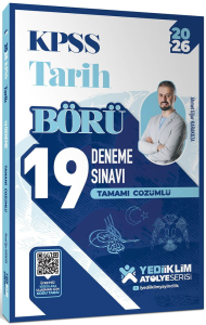 Yediiklim Yayınları 2026 KPSS Börü Tarih Tamamı Çözümlü 19 Deneme Sınavı