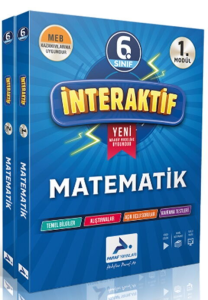 Paraf Yayınları 6. Sınıf İnteraktif Matematik Etkinli Çalışma Kitabı 2 Modül