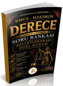 Savaş Yayınları 2026 HUKAL HMGS-Hakimlik Derece Milletlerarası Özel Hukuk Soru Bankası