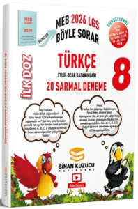 Sinan Kuzucu Yayınları 2026 8. Sınıf Türkçe İlk Doz Sarmal Branş Denemeleri