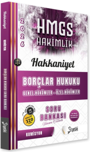 Yetki Yayınları 2026 HMGS Hakkaniyet Borçlar Hukuku Soru Bankası