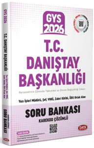 Data Yayınları 2026 T.C. Danıştay Başkanlığı GYS Soru Bankası - Karekod Çözümlü