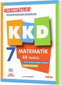 Kurmay ELT 7. Sınıf Matematik Haftalık Kazanım Kavrama Denemeleri