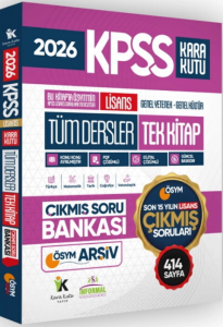 İnformal Yayınları 2026 KPSS Tüm Dersler Full Lisans ÖSYM Tek Kitap Son 15 Yıl Soru Bankası