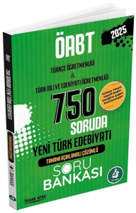 Atak Yayınları 2025 ÖABT Türkçe-Türk Dili Edebiyatı Yeni Türk Edebiyatı 750 Soruda Soru Bankası Çözümlü