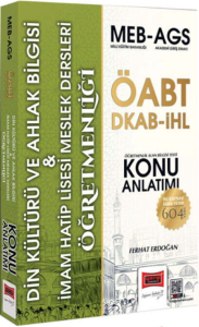 Yargı Yayınları MEB-AGS ÖABT DKAB-İHL Din Kültürü ve Ahlak Bilgisi Öğretmenliği Konu Anlatımı