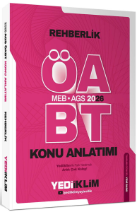 Yediiklim Yayınları 2026 MEB AGS ÖABT Rehberlik Konu Anlatımı