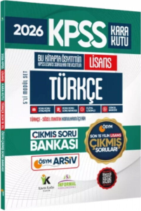İnformal Yayınları 2026 KPSS Türkçe Full Lisans Kara Kutu ÖSYM Son 15 Yıl Çıkmış Soru Bankası