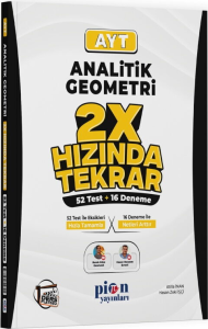 Pion Yayınları AYT Analitik Geometri 2X Hızında Tekrar