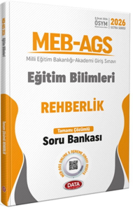 Data Yayınları 2026 MEB AGS Eğitim Bilimleri Rehberlik Çözümlü Soru Bankası