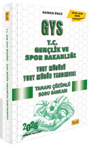 Makro Kitap 2026 T.C. Gençlik ve Spor Bakanlığı GYS Yurt Müdürü – Yurt Müdür Yardımcısı Tamamı Çözümlü Soru Bankası