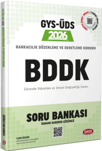 Data Yayınları 2026 GYS ÜDS Bankacılık Düzenleme ve Denetleme Kurumu Soru Bankası