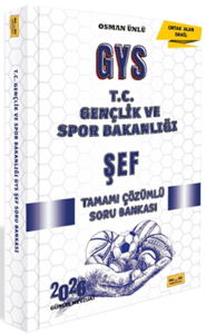 Makro Kitap 2026 T.C. Gençlik ve Spor Bakanlığı GYS Şef Tamamı Çözümlü Soru Bankası