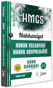 Yetki Yayınları 2026 HMGS Hakkaniyet Hukuk Felsefesi Hukuk Sosyolojisi Soru Bankası