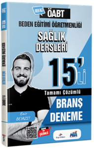 Dizgi Kitap Yayınları 2026 MEB AGS ÖABT Beden Eğitimi Sağlık Dersleri Tamamı PDF Çözümlü 15'li Branş Deneme