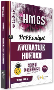 Yetki Yayınları 2025 HMGS Hakkaniyet Avukatlık Hukuku Soru Bankası