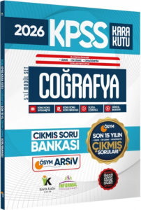 İnformal Yayınları 2026 KPSS Lisans Önlisans Ortaöğretim Coğrafyanın Kara Kutusu ÖSYM Son 15 Yıl Çıkmış Soru Bankası