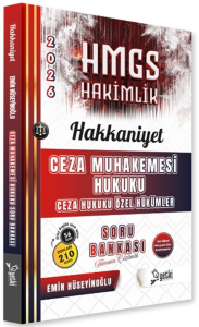 Yetki Yayınları 2026 HMGS Hakkaniyet Ceza Muhakemesi Ceza Özel Hükümler Hukuku Soru Bankası