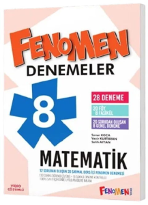 Fenomen Okul Yayınları 8. Sınıf Matematik Fenomen 28'li Deneme