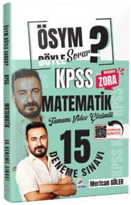Dizgi Kitap Yayınları 2026 ÖSYM Böyle Sorar KPSS Matematik Tamamı Video Çözümlü 15 Deneme Sınavı
