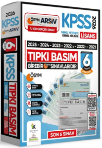 İnformal Yayınları 2026 KPSS Genel Yetenek Genel Kültür Tıpkı Basım 6 Fasikül Deneme Dijital Çözümlü