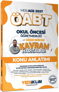 Yediiklim Yayınları 2027 MEB AGS ÖABT Kavram Haritaları ile Okul Öncesi Öğretmenliği Konu Anlatımı